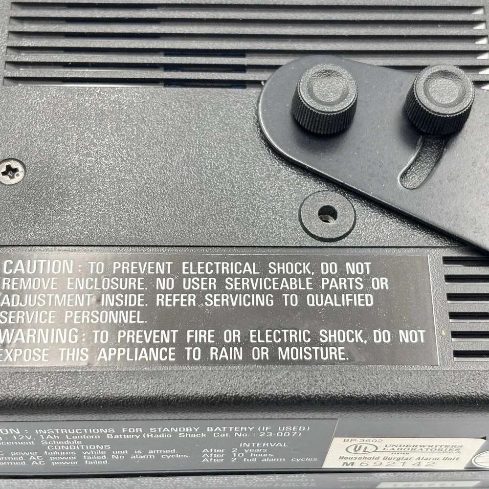 Safe House Invisible Pulsed Beam Infrared Photorelay Alarm 49-307 Radio Shack
